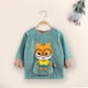 thumbnail image 1 of Little Boy Girl Cartoon Smock Baby's Soft Corduroy Bib Child Meal Eating Apron with Long Sleeves Kid Adjustable Feeding Cloth190 He Qiyong unisex, 1 of 1