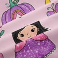 thumbnail image 5 of Erosebridal Colorful Cartoon Princess Black Out Curtains,Dreamy Princess Style Castle Cute Floral Curtains Pack of 2 (42x63 Each) For Kids, 5 of 7
