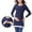 Blue, variant on Olyvenn Fashion Women's Fleece Maternity Nursing Top for Breastfeeding Comfy and Soft Long Sleeve Nursing Shirt for Postpartum Black 4