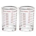 thumbnail image 1 of MasteelfCA 2pcs Glass Measuring Cups Clear Measuring Jugs Household Baking Measuring Cups, 1 of 8