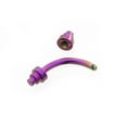 thumbnail image 4 of Eyebrow or Cartilage Jewelry Pack of 14 Included 7 Anodized Colors 16g, 4 of 5