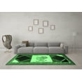 thumbnail image 3 of Ahgly Company Indoor Rectangle Animal Emerald Green Traditional Area Rugs, 2' x 5', 3 of 4
