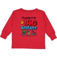 thumbnail image 3 of Inktastic Choo Choo Future Big Brother Boys Long Sleeve Toddler T-Shirt, 3 of 5