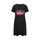 thumbnail image 5 of Camisón corto de talla grande para mujer, camisón de manga corta con estampado de pecho a la moda, camisón para mujer, 5 of 5