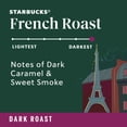 thumbnail image 6 of (6 pack) Starbucks French Roast, Ground Coffee, Dark Roast Hot or Iced Coffee, 18 oz, 6 of 12