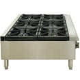thumbnail image 4 of NSF Gas Hot Plate 6 Burner Gas Stove 36" Commercial Stove Top Countertop Gas Range Commercial Cooking Equipment 150,000 BTU, ETL Listed, 4 of 13