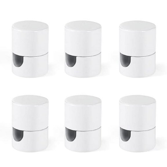 6 Pack Aluminum Chandelier Hook for Ceiling Hanging, Ceiling Hooks for Hanging Lights White