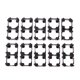 thumbnail image 2 of 10pcs Espaciador de de  Shell Plástico Calor Negro Titular Sunnimix Soporte de soporte de calor, 2 of 8