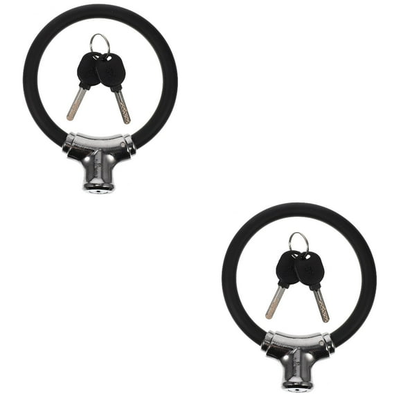 2 Sets The Hook Bicycle Lock Multi-functional Bike Travel