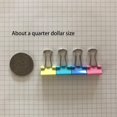 thumbnail image 3 of Mini Binder Clips 5/8"" / 0.6 inches / 15 mm a Little Bit Scratch Paper Clips 40 PCS (40 PCS Mix), 3 of 4