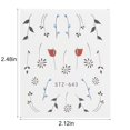 thumbnail image 3 of 80 Sheets Nail Sticker Fashion Decorative Floral DIY Nail Art Sticker Nail Decal, 3 of 9
