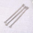 thumbnail image 5 of 2pcs Stainless Steel Medicine Spoon Lab Spoon 20 cm Double Headed Mini Spoon Home Pharmacy Silver, 5 of 5