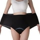 thumbnail image 5 of Minnieouse Calzoncillos a prueba de fugas para mujer, ropa interior reutilizable lavable de Color sólido para niñas, bragas transpirables Ropa interior Albaricoque 3XL, 5 of 6