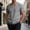 Gray1, variant on Kojanyu Men's Big and Tall V Neck T Shirts Short Sleeve Cotton Linen Casual Tees Lightweight Relaxed Summer Tops