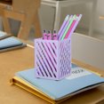 thumbnail image 4 of FRCOLOR Desk Pen Holder Multi-use Pencil Holder Large Pen Holder Convenient Pencil Container Portable Pen Holder Metal Pen Organizer Metal Pen Holder Container, 4 of 8