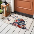 thumbnail image 4 of Bathroom Rugs 2x3 Ft, Independence Day Non Slip Area Rugs for Kitchen Bedroom Entryway, Vintage Gnomes Usa Flag Star Tree Branch Washable Carpet Runner Rug Floor Mats for Bedroom Home Decor, 4 of 8