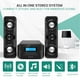 thumbnail image 2 of Philco Stereo Shelf Systems Sistema compacto de estantería para CD con radio estéreo FM digital, tecnología inalámbrica Bluetooth y control remoto en negro | Pantalla LCD | Compatible con puerto MP3 y, 2 of 5