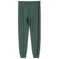 thumbnail image 6 of Fabrcox Mens Pajamas Bottoms Slim Fit Drawstring Baggy Lounge Bottoms with Pockets Casual Loose Comfy Home Soft Sleepwear, Dark Green 3XL, 6 of 6
