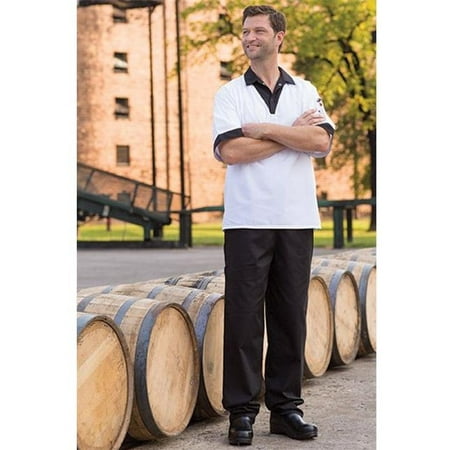Houndstooth Cargo - 4100-0110 Uncommon Cargo Chef Pant in Black - 6XLarge
