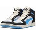 thumbnail image 3 of Men's PU & MA Rebound Layup PU & MA Black-Blue-Frosted Ivory (369573 60), 3 of 5