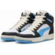 thumbnail image 3 of Men's PU & MA Rebound Layup PU & MA Black-Blue-Frosted Ivory (369573 60), 3 of 5