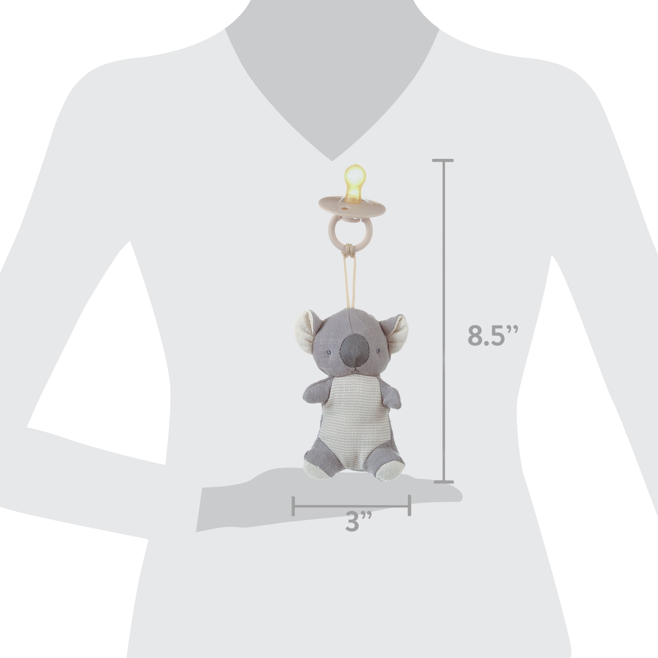 Itzy Ritzy Bitzy Bespoke Pacifier Pal - Koala