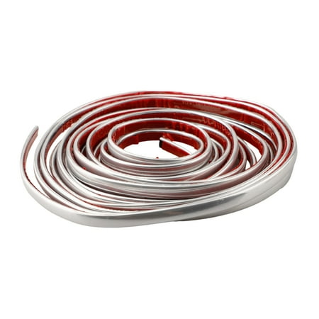 

Flexible Corner Molding Trim Tape Anti-collision Wardrobe Moving Door Seam Self Adhesive- Decor Tape Waterproof PVC 0.8cm*5m