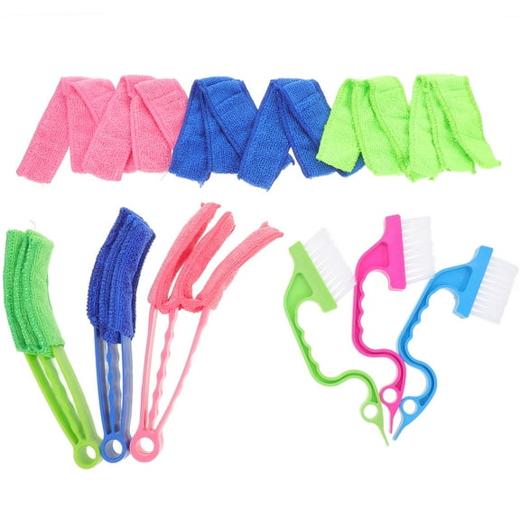 WRITWAA ABS Groove Cleaning Brush Set, Assorted Colors for Effective and Easy Household Cleaning Tasks