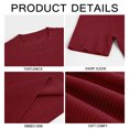 thumbnail image 3 of Men Short Sleeved Slim Funnel Neck Knit Pullover Tops, 3 of 5