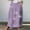 Purple, variant on absuyy Skirts for Women Long Plus Size Elastic Waistband Printed with Pockets Pleated Maxi Skirt Green Size 2XL