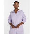 thumbnail image 2 of Athletic Works Women's and Women's Plus Quarter-Zip Sweatshirt, Midweight, Size XS-4X, 2 of 6