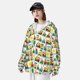 thumbnail image 3 of Fotbe Train With Animals Chaqueta con Protección Solar UPF 50+ para Hombre y Mujer, Camisa con Capucha y Bolsillos-XX-Large, 3 of 7