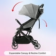 thumbnail image 4 of Baby Stroller 3-in-1 with Bassinet Mode, Compatible with Infant Car Seat Adapter Included, Full-Size Bassinet Strollers for Family Outings, 4 of 10