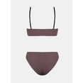 thumbnail image 3 of Cupshe Women's Bikinis Rib Mineral Wash Scoop Neck Top & Hipster Swimwear Set, 3 of 8