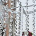 thumbnail image 2 of NUZYZ 100cm Faux Octagonal Beads Pendant Curtain Lamp Chandelier Decor, 2 of 8
