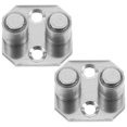 thumbnail image 1 of QUMIIRITY 2Pcs Sliding Door Guide Bottom Silver for Closet Doors 1.14X1.14X0.59in, 1 of 6