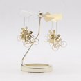 thumbnail image 2 of Candelabro giratorio con luz de paseo y fragancia de vidrio en relieve, regalo creativo, accesorios, molino de viento, 2 of 4