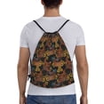 thumbnail image 4 of Defioc Chicken Rooster for Drawstring Backpack Sports Gym Bag for Women Men Children Adult Sackpack Yoga Bag for Wet Swimming,Gym,and Workout Gear -Small, 4 of 9