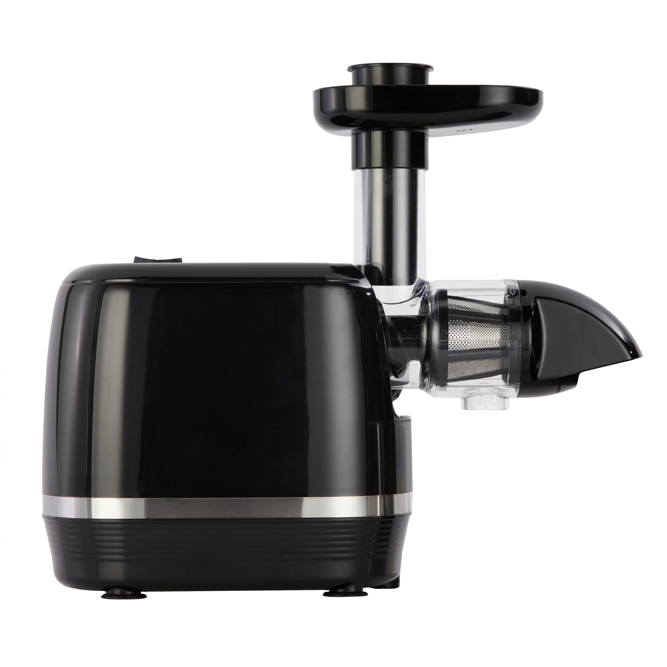 Omega Cold Press 365 Compact Masticating Horizontal Juicer, 150W Low-Speed 3-Stage Auger, in Black (H3000R)