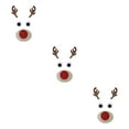 thumbnail image 2 of ZheElen Cute Easy To Apply Remove Christmas Window Stickers Wide Application Door Decal Elk head 3Set, 2 of 6