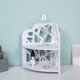 thumbnail image 4 of Bathroom Wall Mounted Corner Storage Rack | Punch-Free Triangular PVC Organizer | 2-Layer Waterproof Space Saver | White | For Toilet, Washroom, Kitchen | 30x23x7cm, 4 of 6