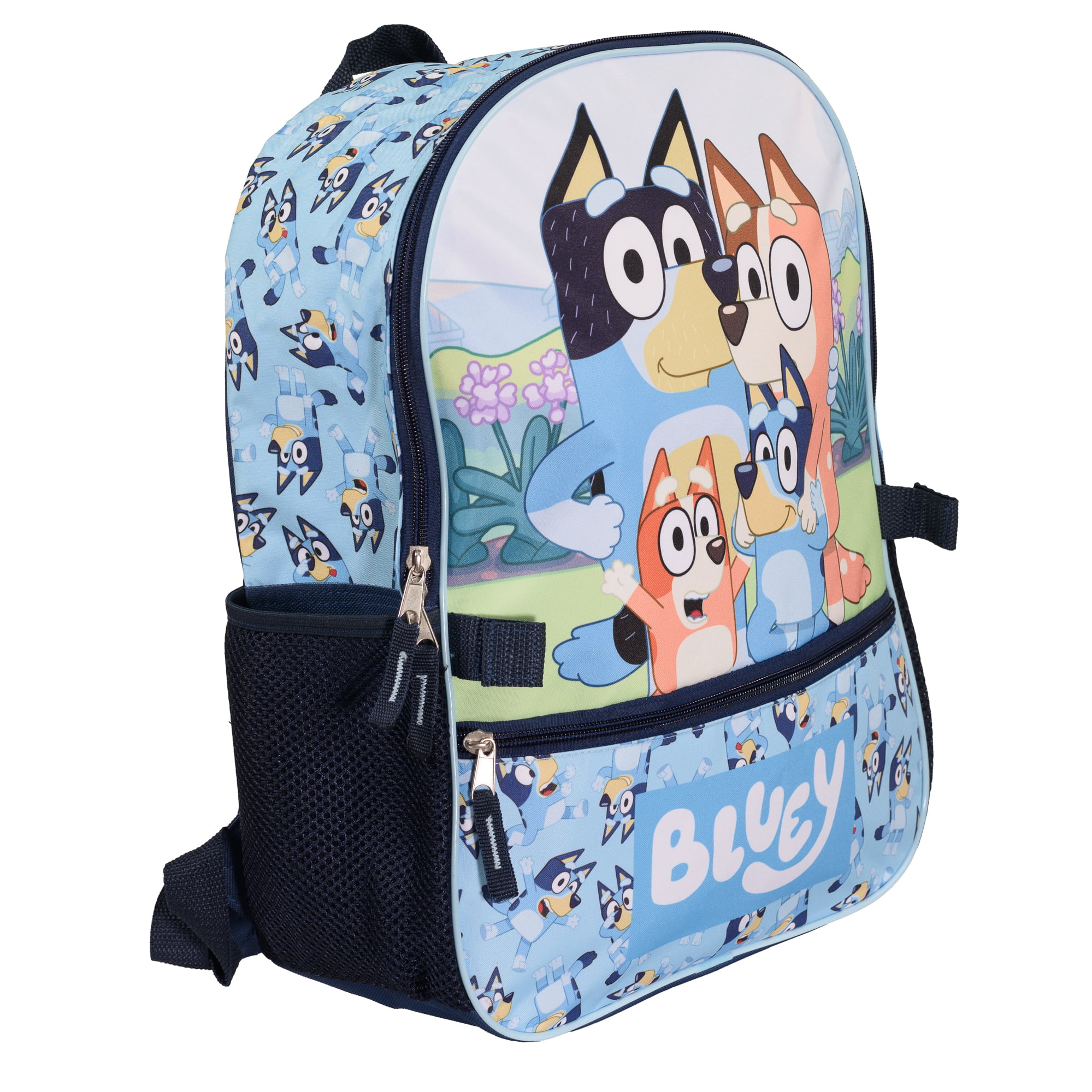 Bluey Kids 16 Inch School Backpack (One Size, Blue)