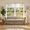 Cream White, variant on 83 Inch Velvet Sofa Couch Mid-Century Modern 3 Seater Chesterfield Tufted for Living Room Furniture Apartment Small Space (Retro Green)