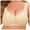 Light Yellow, variant on Daisy Bras for Older Women Plus Size Front Closure No Underwire Push Up Bra Comfy Supportive Snap Everyday Bras for Senior (Black, 60)