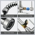 thumbnail image 6 of WOWOW Pull Down Sprayer Kitchen Faucet with Drinking Water Filter, 6 of 8