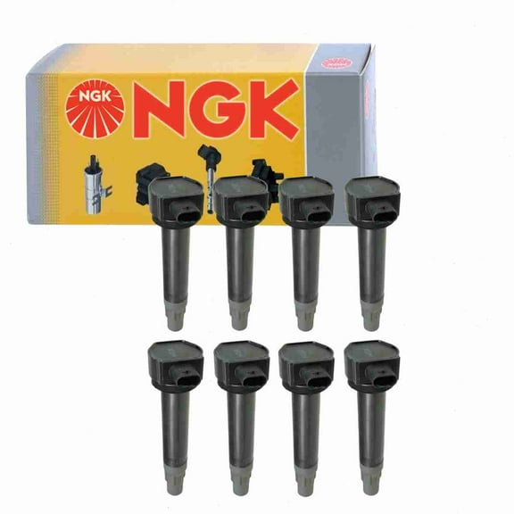 8 pc NGK 48715 Ignition Coils for 178-8517 2505-302200 36-8112 4606869AA 4606869AB 4606869AC 4606869AD E1002 GN10310 IC582 IC582SB UF-502 UF502 Spark Plug Wire Boot Fits select: 2006 CHRYSLER 300C