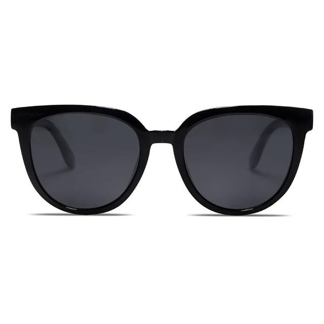 Gafas de sol SOJOS SJ2175 redondas polarizadas para mujer negro/gris