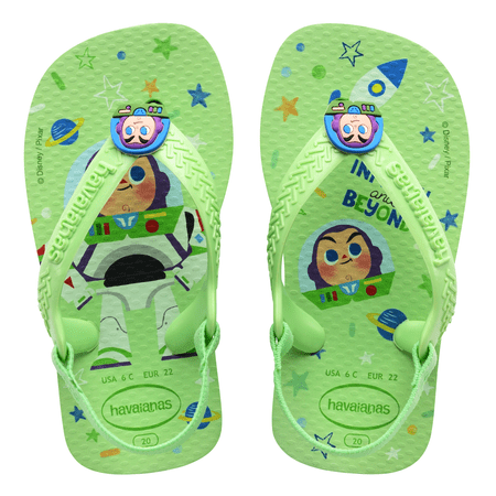 Havaianas Baby Disney Classics Toy Story Flip Flop Sandals, Citrone, Size 6 Baby