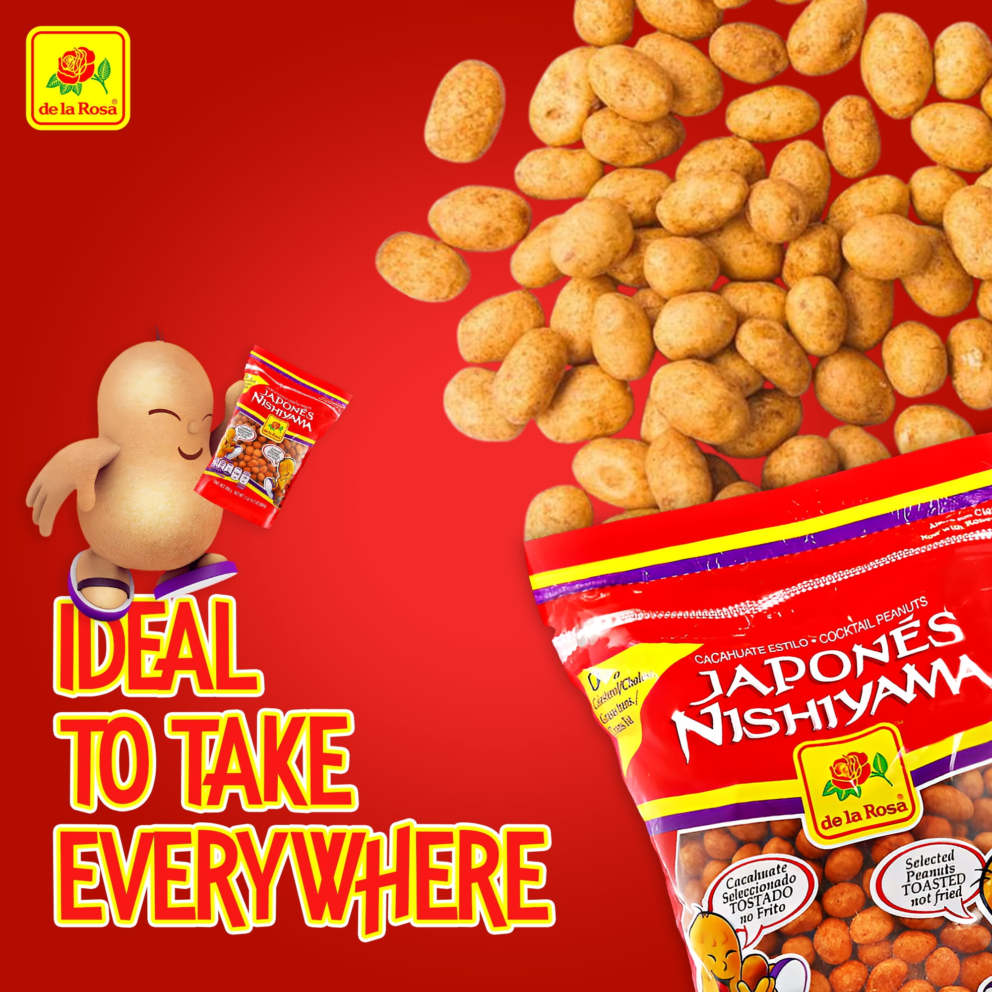 De La Rosa Japanese-Style Nishiyama Cocktail Peanuts, 2 lb