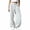Gray-#004, variant on Dweltoz Women's Polka Dot Barrel Sweatpants Wide Leg Pants Drawstring Elastic Waist Loose Fit Casual Sweat Pants with Pockets Lounge Trousers,Green M
